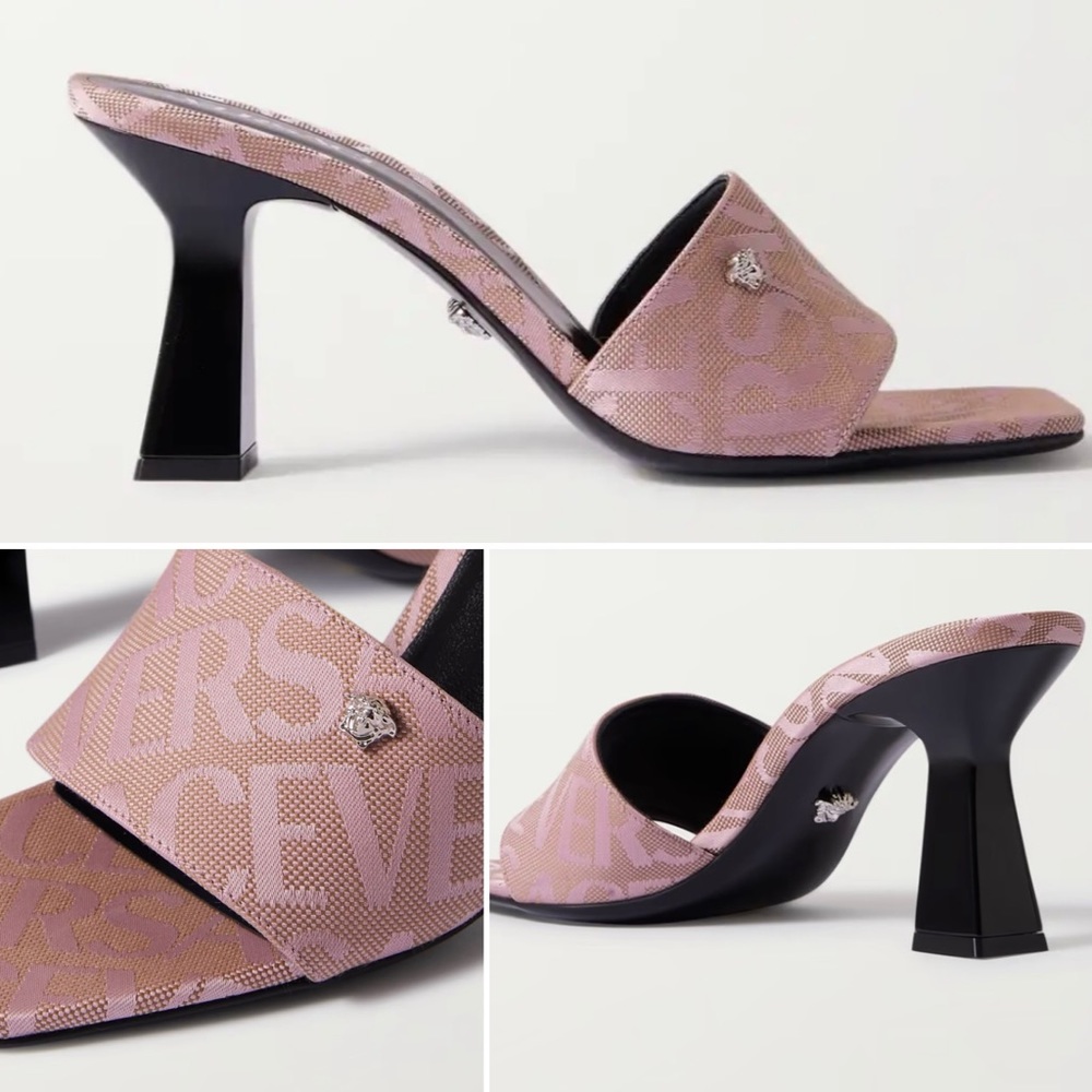 Versace Open Toe Mules